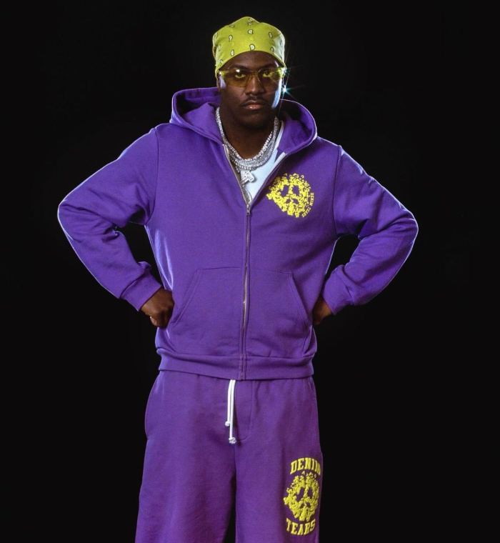 1:1 quality version Colorblocked Foam Kapok Monogrammed Hoodie & Sweatpants Set 4 colors