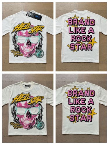 Sunglass Wearing Skull Slogan Print Tee 2 colors