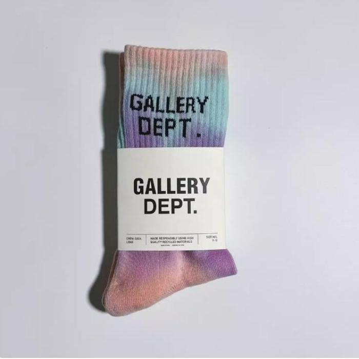 Vintage monogrammed embroidered cotton athletic socks 15 colors