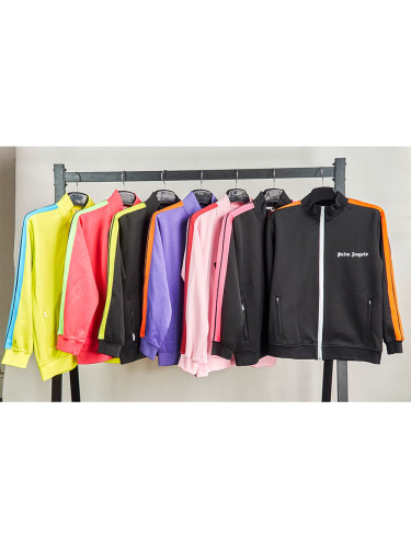 Side Clash Stripe Stand-Up Jacket 7 colors