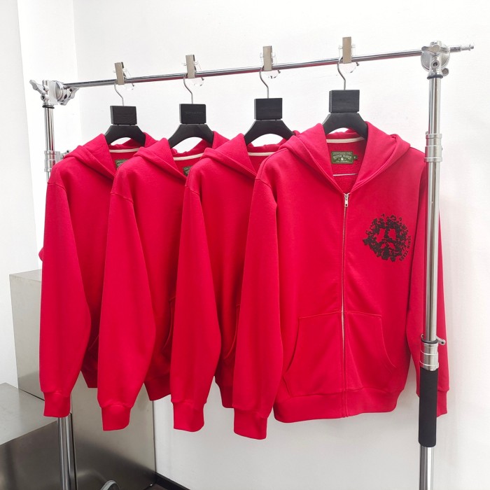1:1 quality version Colorblocked Foam Kapok Monogrammed Hoodie & Sweatpants Set 4 colors