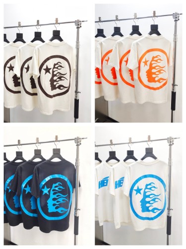 1:1 quality version HS Classic Letter Logo Print Tee with NFC tag 4 colors