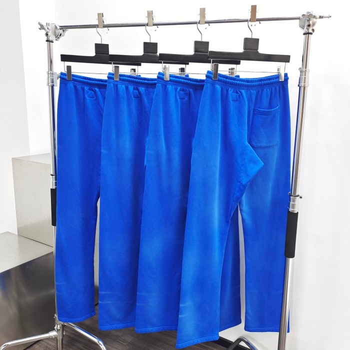 [Big & Tall for weights up to 260 lbs]1:1 quality version White NG Printed Blue Hoodie & Pants Set with NFC tag