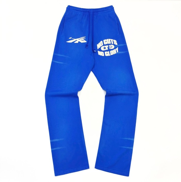 [Big & Tall for weights up to 260 lbs]1:1 quality version White NG Printed Blue Hoodie & Pants Set with NFC tag