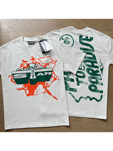 Blood pool Cross green letter printed Tee