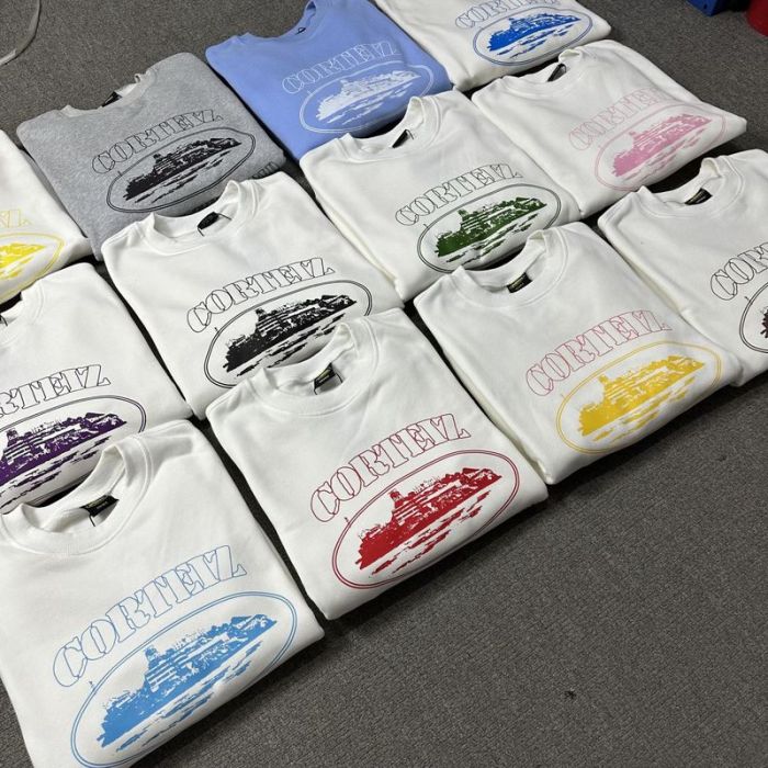 Sailboat Letter Print Loose Sweatshirt 12 colors