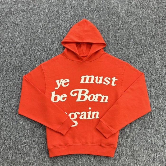 Must Be Born Again Foam Letter hoodie 8 colors