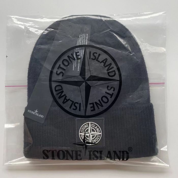 Compass Logo Solid Color Warm Knit Beanie 21 colors
