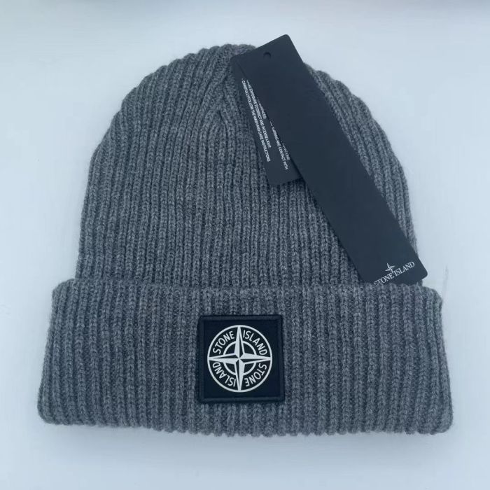 Compass Logo Solid Color Warm Knit Beanie 21 colors