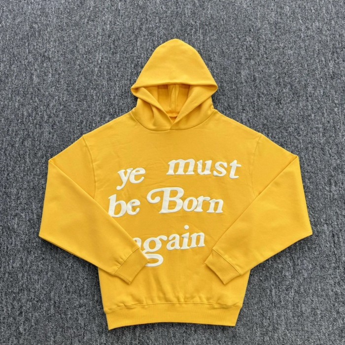 Must Be Born Again Foam Letter hoodie 8 colors