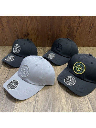 Embroidered large logo baseball cap 4 colors