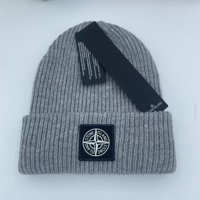 Compass Logo Solid Color Warm Knit Beanie 21 colors
