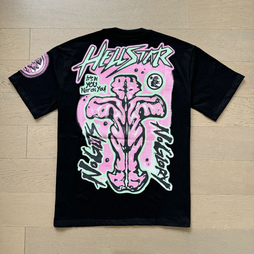 Back Abstract Body Monogram Print Tee