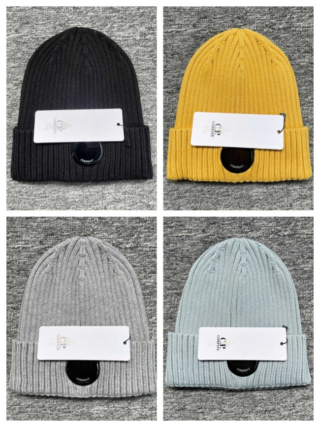 Solid Color Single Goggle Warm Knit Beanie 4 colors
