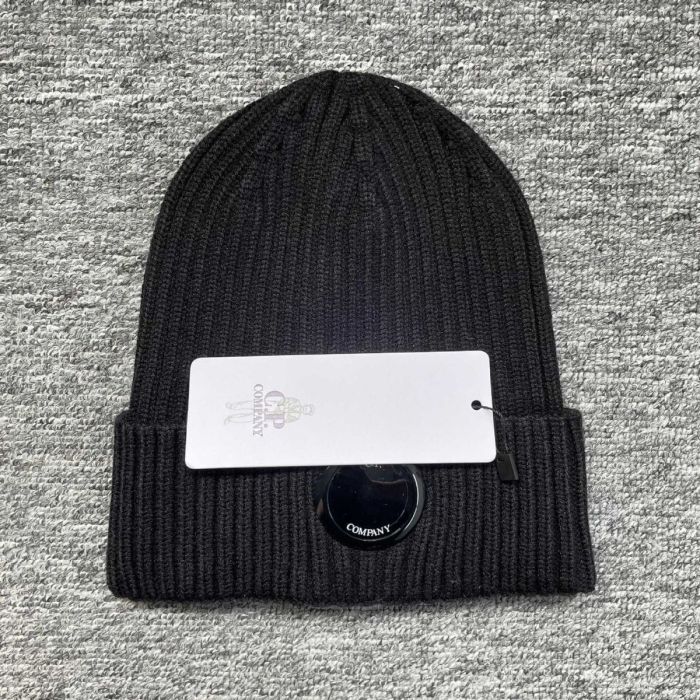 Solid Color Single Goggle Warm Knit Beanie 4 colors