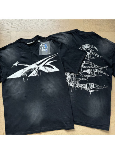 Cobweb Cracked Logo Washed Version Tee