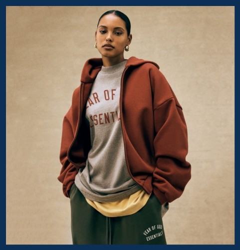 STATE Embroidered Letter Zipper Hoodie 4 colors