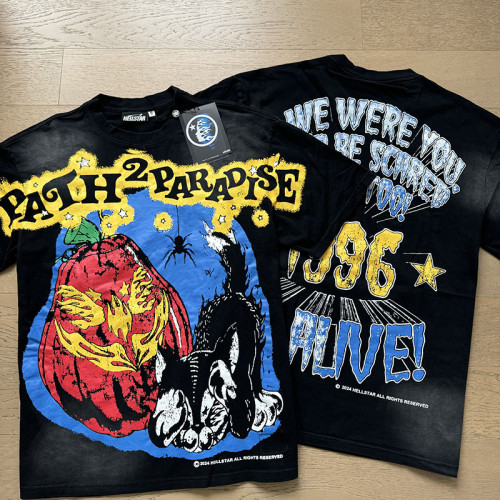 1996 Halloween Elements Printed Aged Washed Version Tee 2 colors