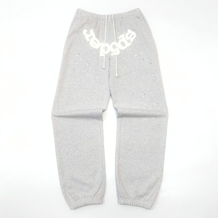 1:1 quality version White spider web foam letter print hoodie & pants set