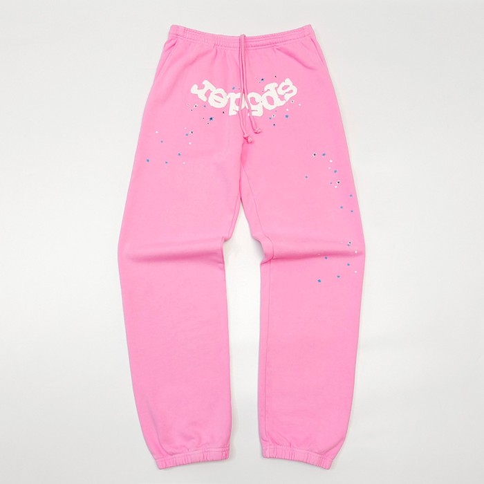 1:1 quality version Pink OG Spider Web Hoodie & Pants set