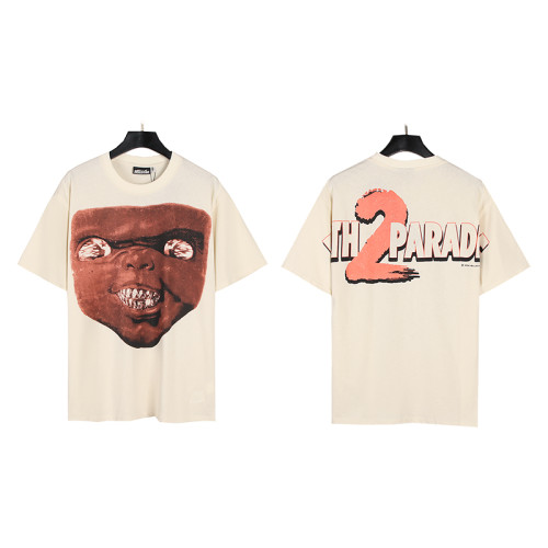 Portrait Metal Teeth Smile Logo Print Tee 2 colors