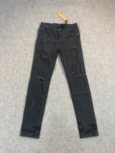 [buy more save more]1:1 quality version small rips in the legs and frayed back pockets Jeans