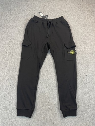 [buy more save more] Pocket Badge Embroidery Solid Color Drawstring Sweatpants