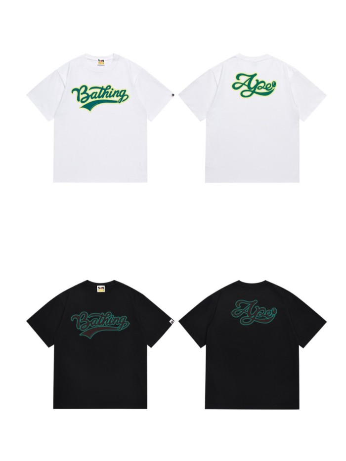 Front and back two-color monogrammed Tee 2 colors