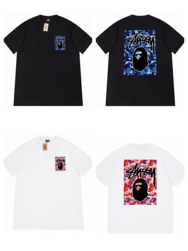 STU Co-Branded Camouflage Ape Head Tee 2 colors