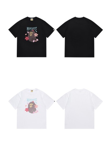 Ape Head Sakura Cartoon Print Tee 2 colors