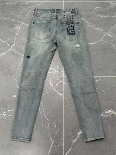 1:1 quality version Black Logo Ripped Jeans