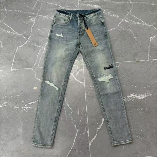 1:1 quality version Black Logo Ripped Jeans