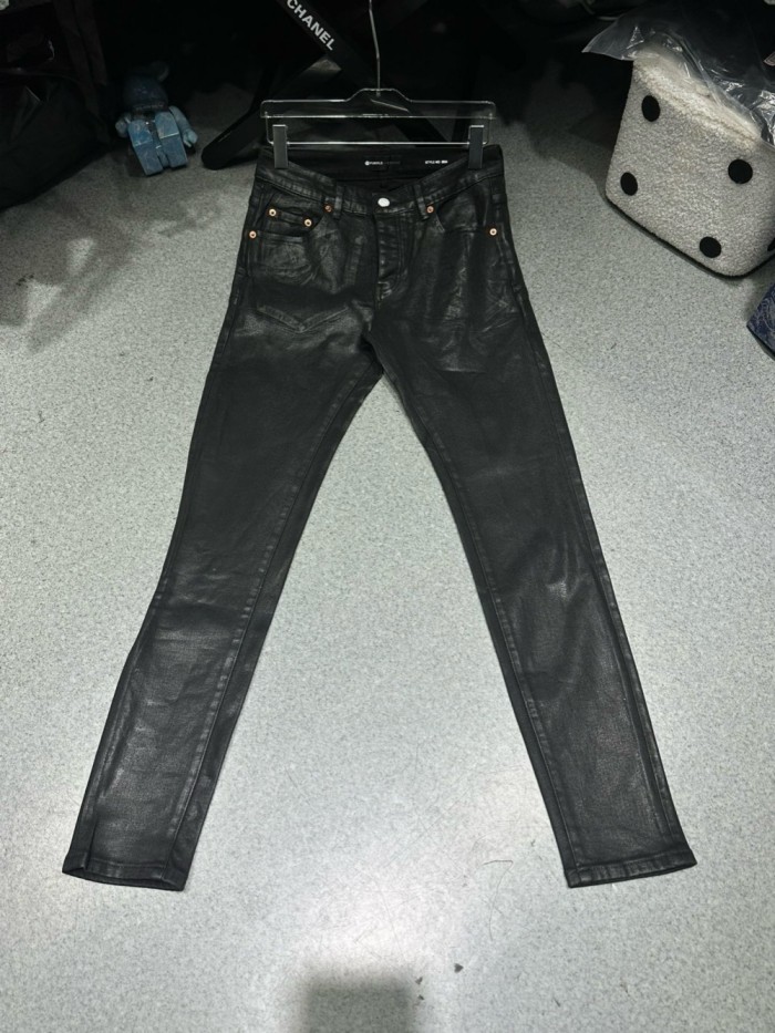 1:1 quality version Waxed Layers Diablo Style Jeans
