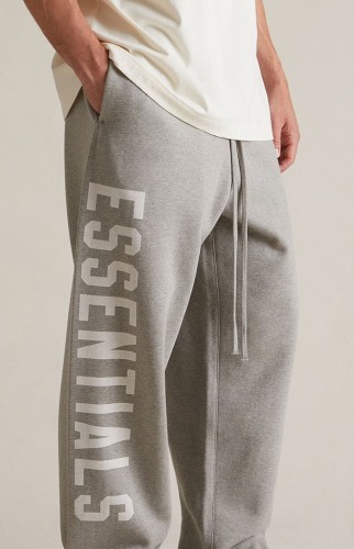 1:1 quality version ESS Side Letter Big Logo Straight Leg Sweatpants 2 colors