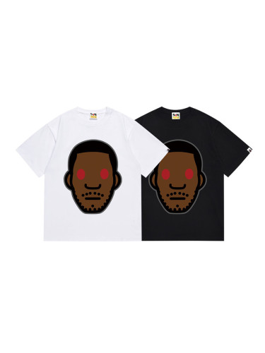 Co-branded cartoon character print Tee 2 colors