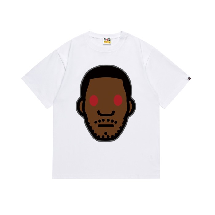 Co-branded cartoon character print Tee 2 colors
