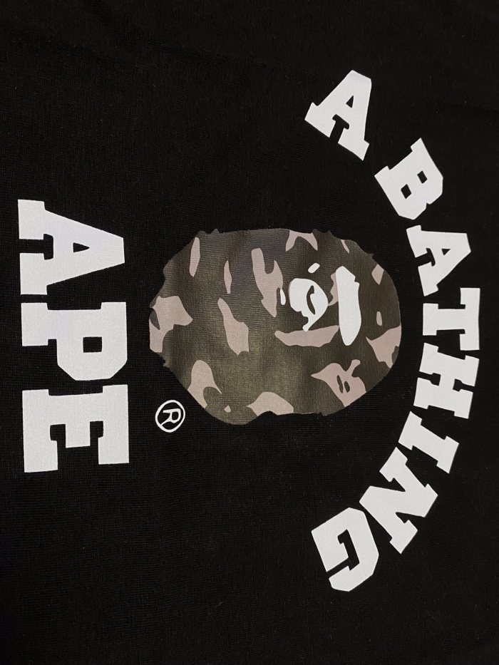 Knockout Camo Ape Small Head Print Tee 4 colors