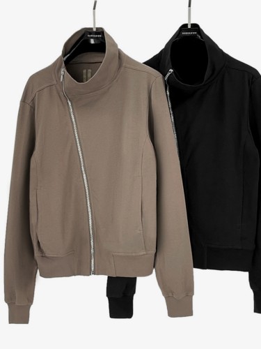 1:1 quality version Punky Slant Zipper High Neck Hoodie 2 colors