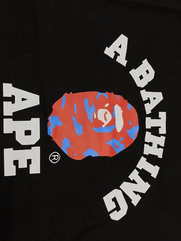 Knockout Camo Ape Small Head Print Tee 4 colors