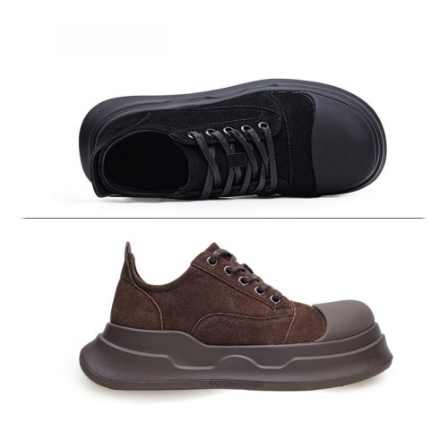 [buy more save more]Ugly cute big head shoes heightened thick bottom plate shoes 3 colors【With shoebox】