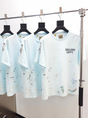 1:1 quality version Hand Painted Splash Ink Hollywood Letter Print Tee