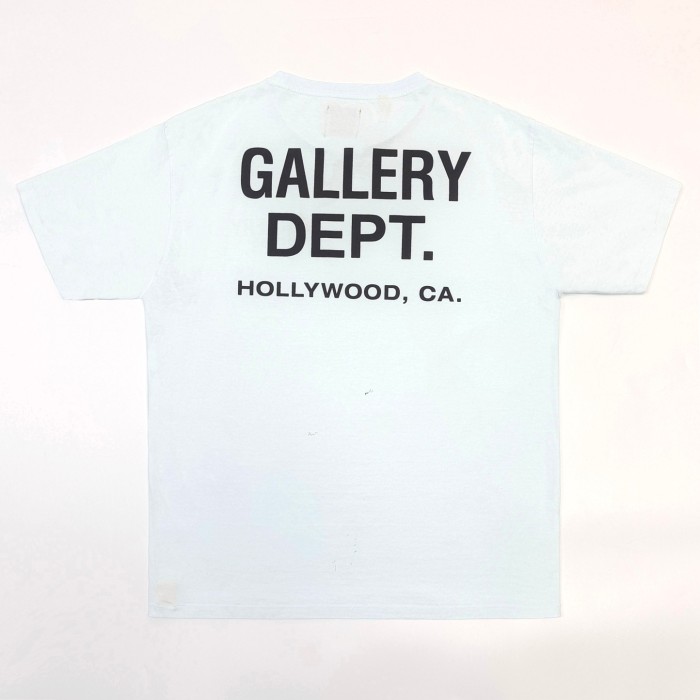 1:1 quality version Hand Painted Splash Ink Hollywood Letter Print Tee