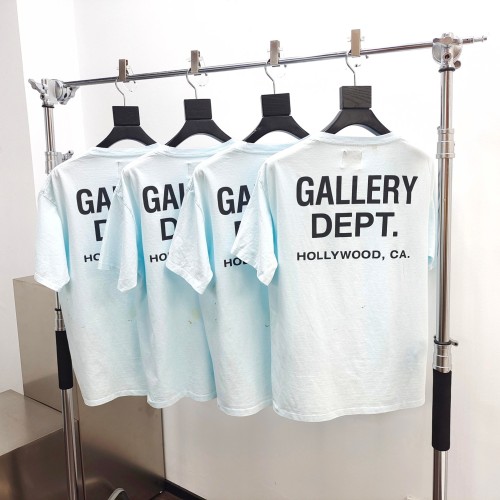 1:1 quality version Hand Painted Splash Ink Hollywood Letter Print Tee