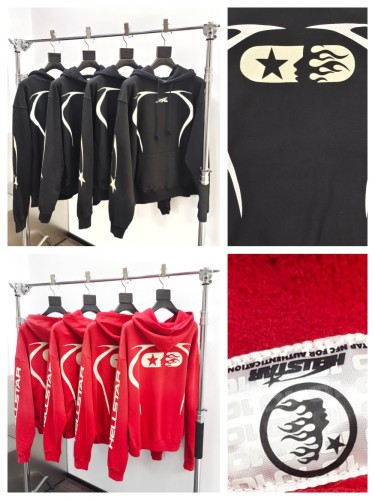 1:1 quality version HS Geometric Print Sport Hoodie with NFC tag 2 colors