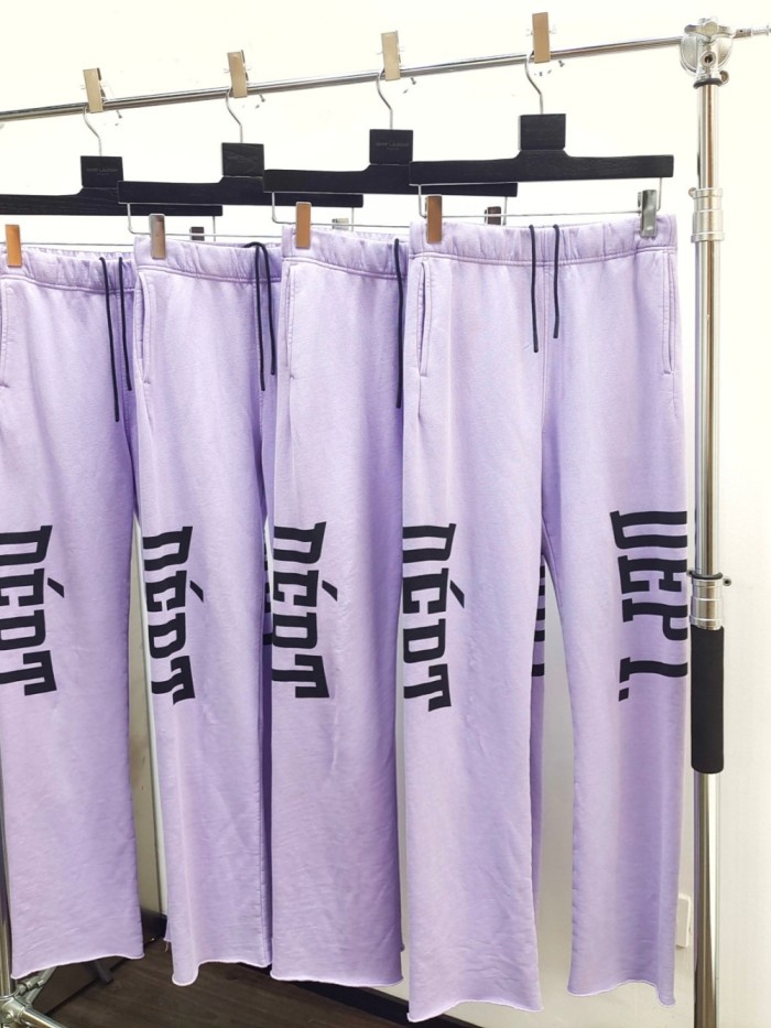 [buy more save more]1:1 quality version Left and Right Black Logo Wide Leg Pants