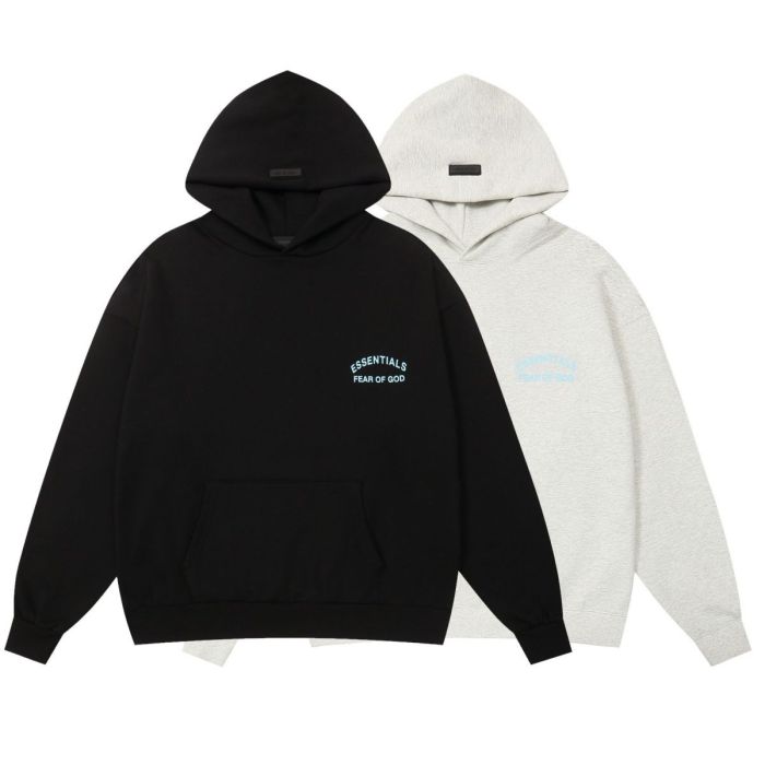 [buy more save more]1:1 quality version Half Arc Blue Logo Hoodie & Sweatpants Set 2 colors