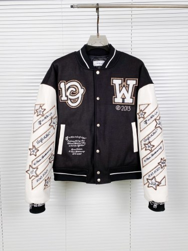 [buy more save more]Rhinestone Witch Group Towel Embroidered Baseball Jacket