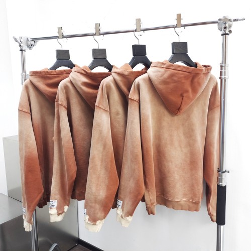 1:1 quality version Brown White Spotted Aged Hoodie