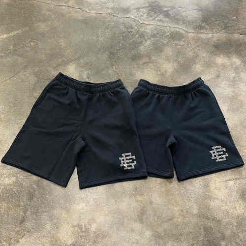 1:1 quality version Rhinestone Logo Cotton Shorts 2 colors
