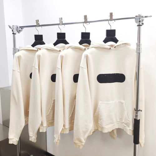 1:1 quality version Blacked-out Rounded Rectangle Logo Hoodie & Pants Set